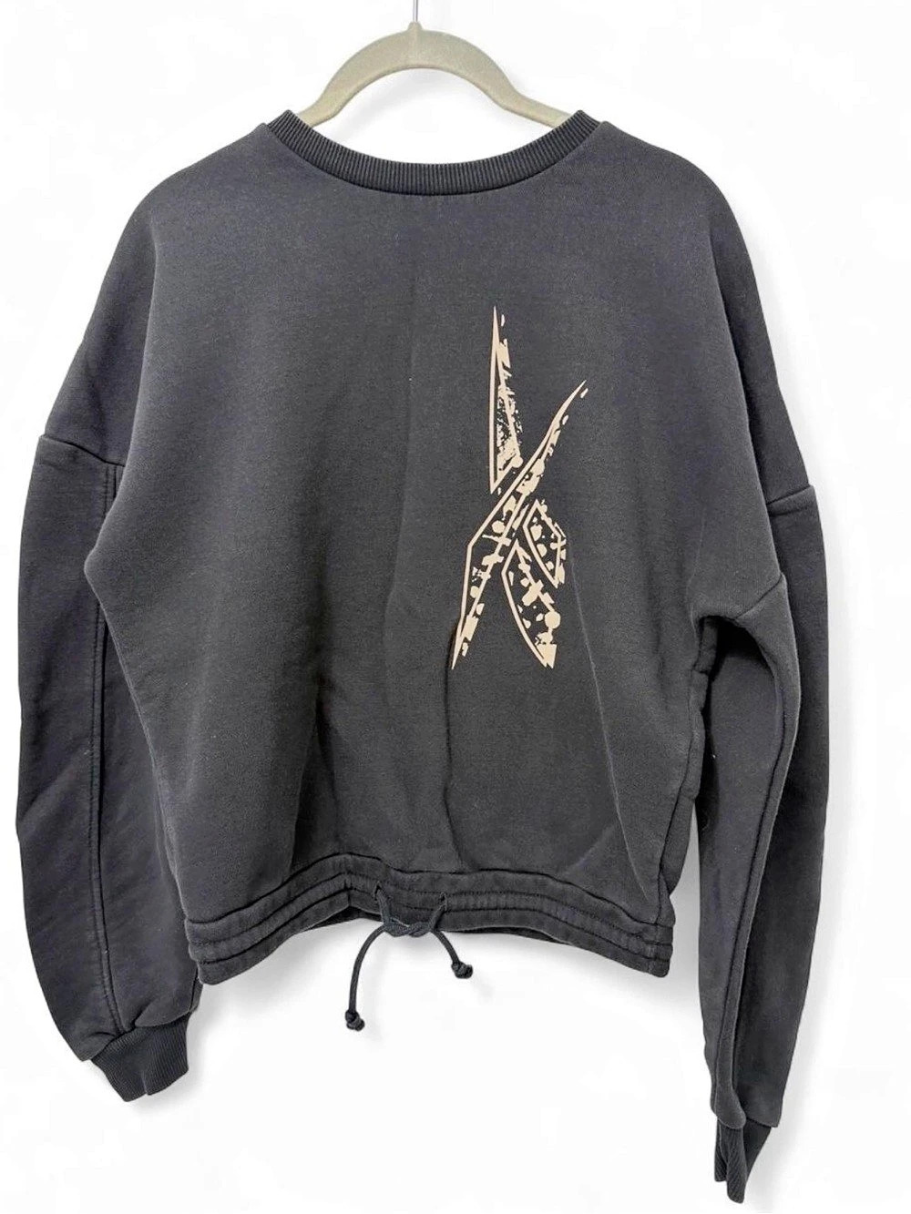Reebok Graphic Crewneck Sweatshirt in Black Size XS